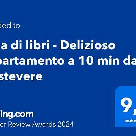 Casa Di Libri - Delizioso Appartamento A 10 Min Da Trastevere Rom Exteriör bild