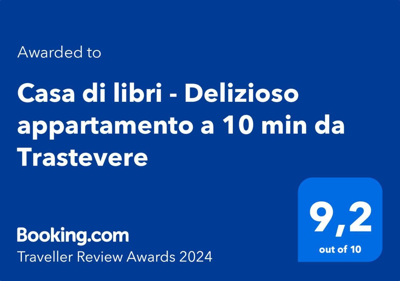 Casa Di Libri - Delizioso Appartamento A 10 Min Da Trastevere Rom Exteriör bild